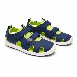 Cat & Jack Kids Navy & Lime Sport Sandals | Adjustable Velcro | Summer Play Shoe